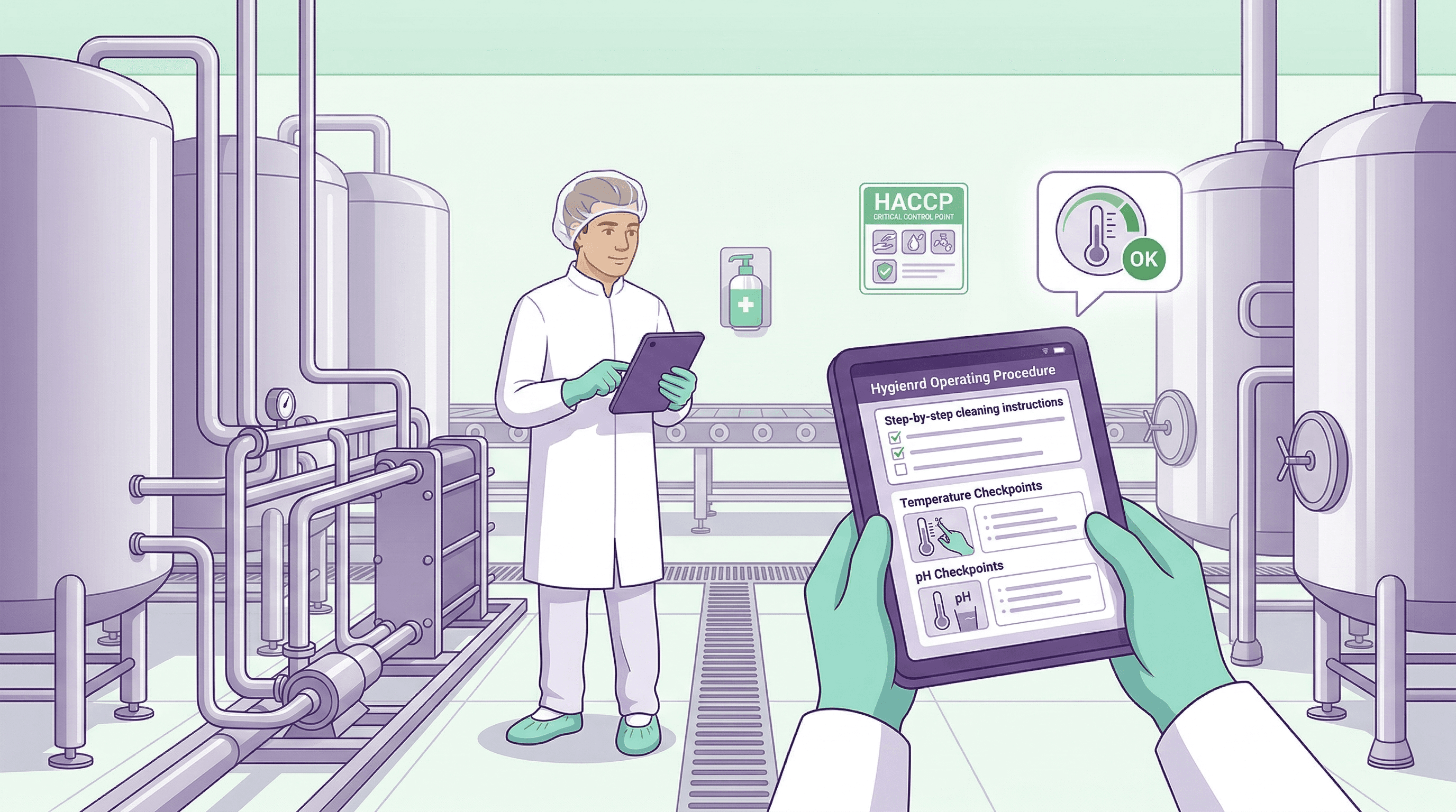 HACCP Hygiene-SOP erstellen: Digitale Lösung für Lebensmittelbetriebe