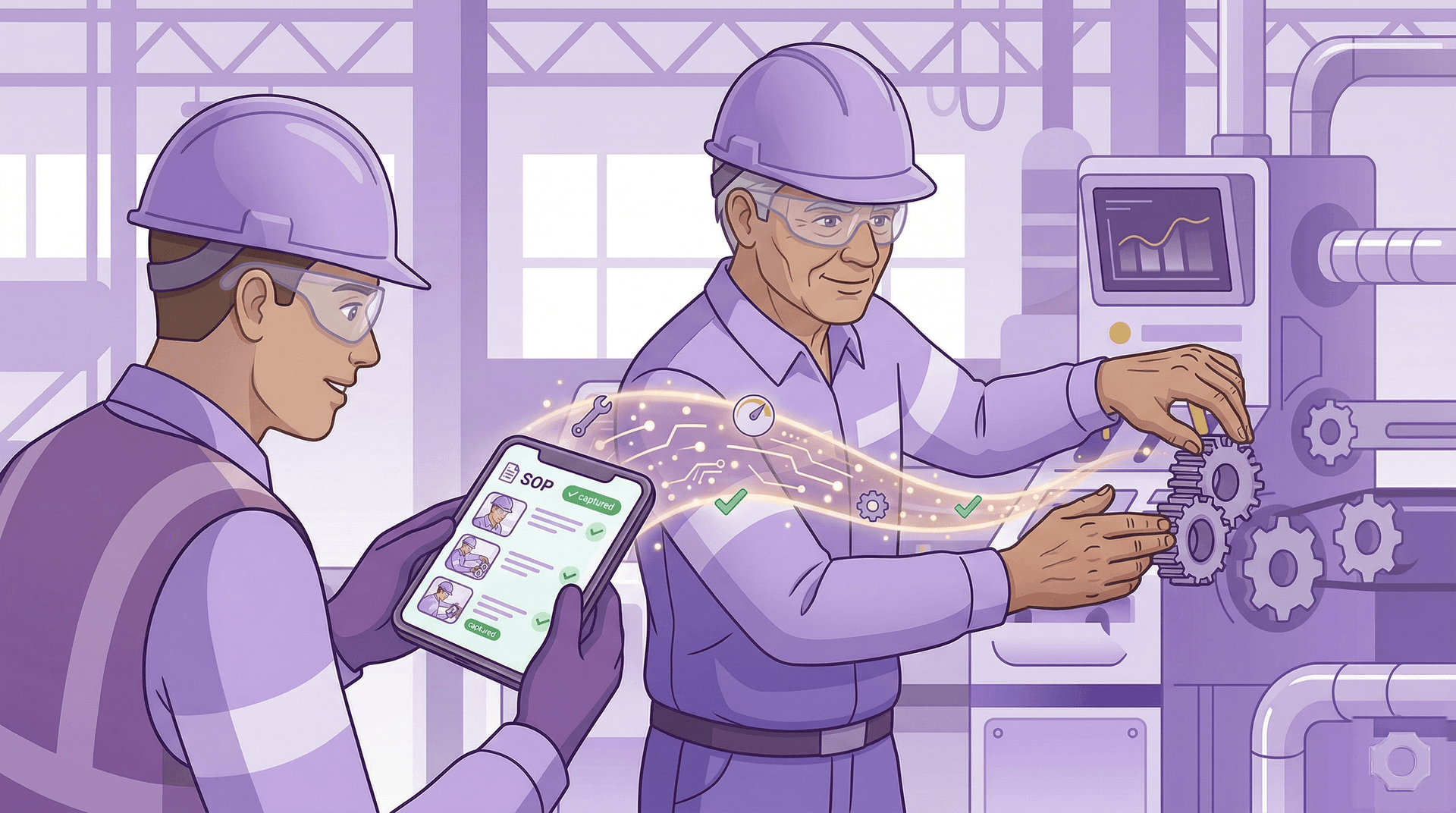 Wissensverlust in der Industrie: Erfahrene Mitarbeiter gehen in Rente, ihr Wissen verschwindet