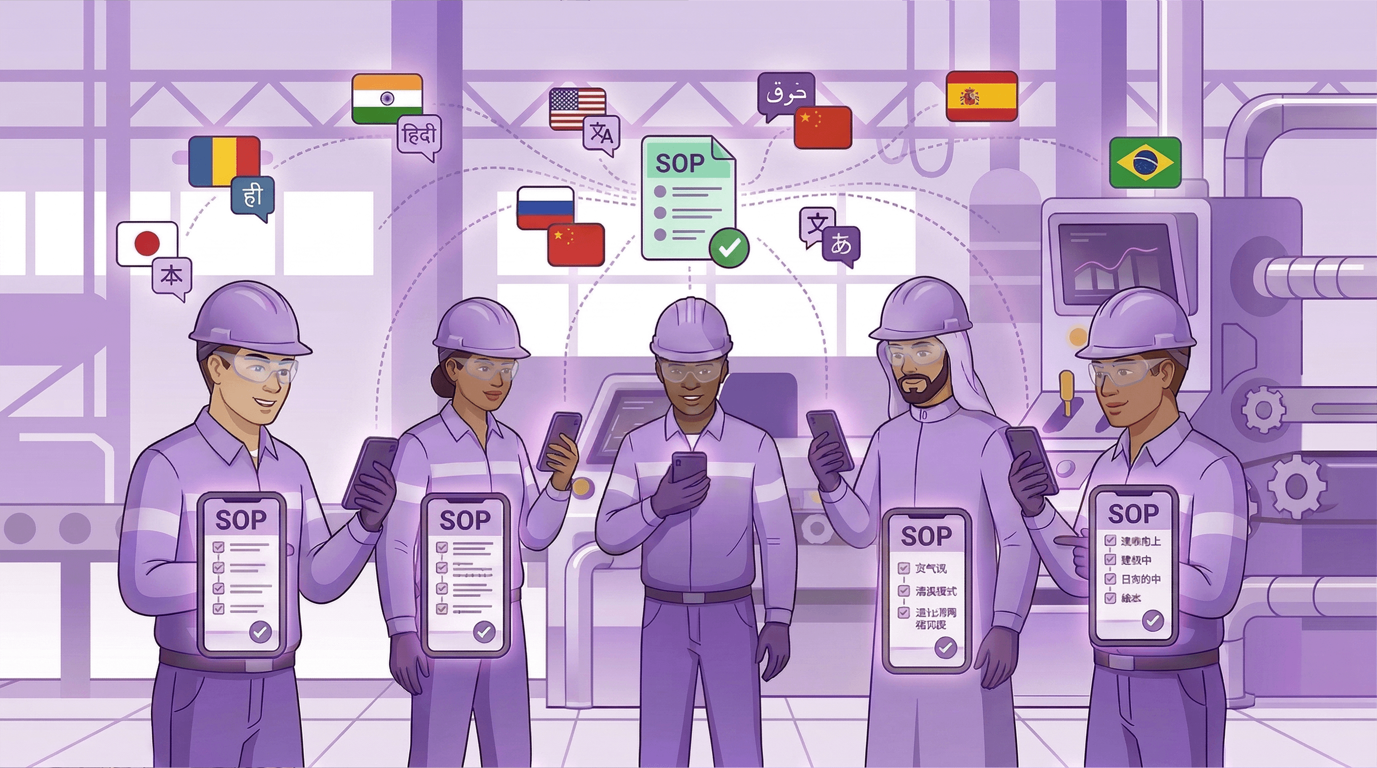 Multilinguale Arbeitsanweisungen: SOPs für internationale Teams