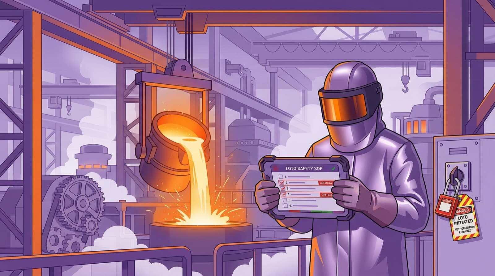 SOPs in the steel industry: safety and knowledge preservation