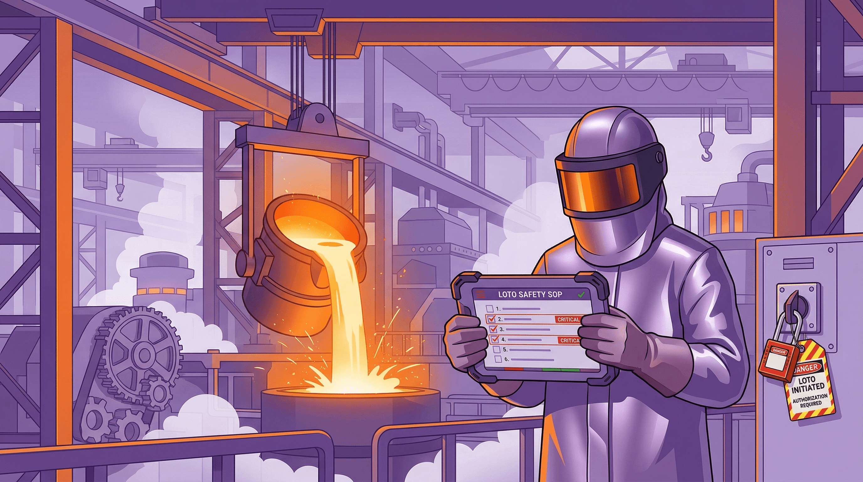 SOPs in der Stahlindustrie: Sicherheit und Wissenssicherung