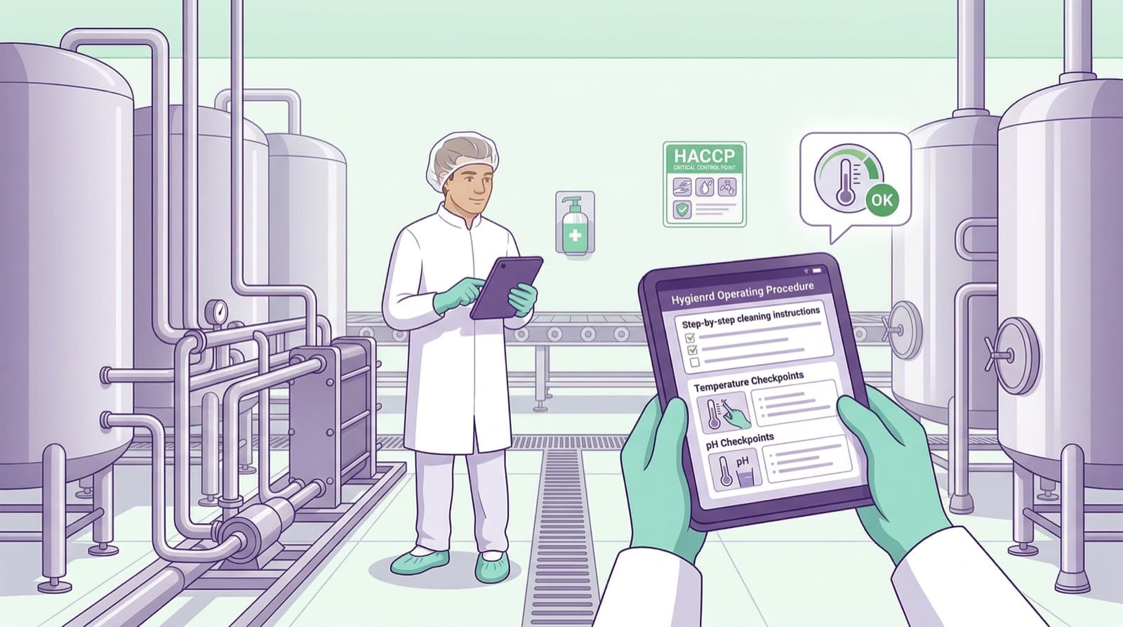 Creating HACCP hygiene SOPs: a digital solution for food producers